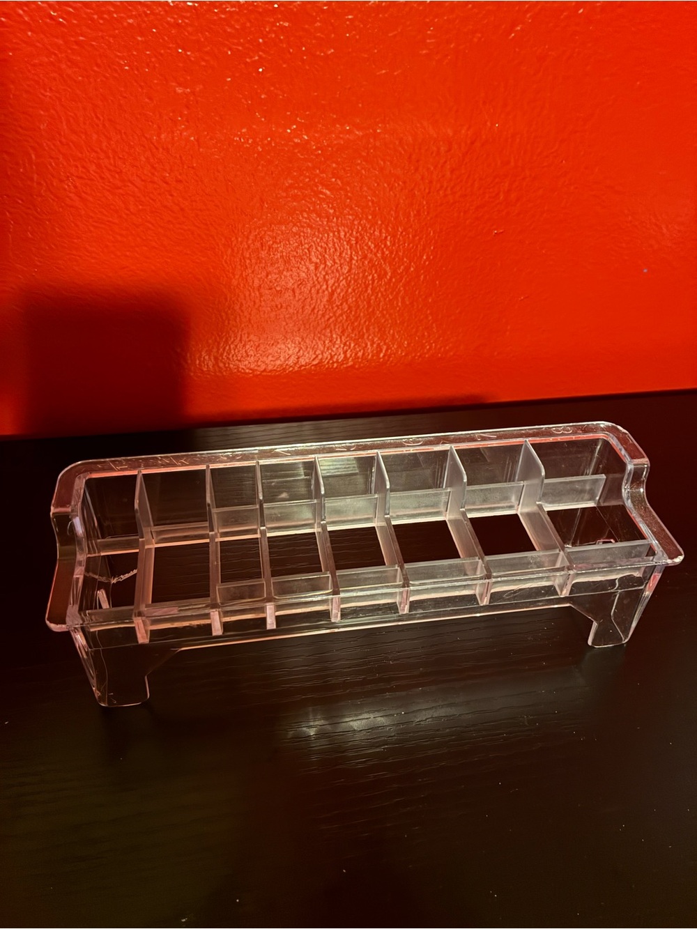 Professional Clipper Guard Organizer Holder Clear Acrylic Barber Attachment rack